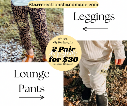 Mystery 2 Pack Leggings or Lounge Pants