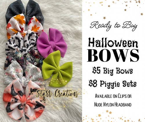 Fall/Halloween Bows